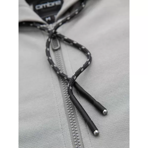  Pánska mikina OMBRE BLACK OM-SSZP-0210 SIVÁ 