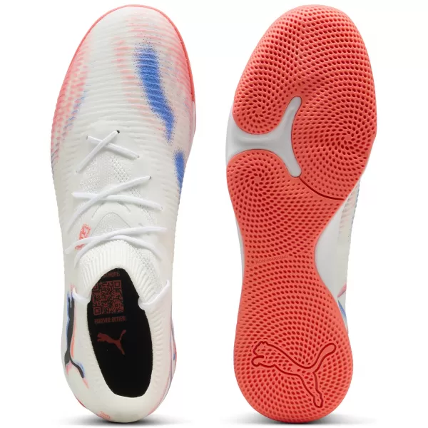  Topánky PUMA FUTURE 8 MATCH IT 10859801 WHITE/ BIELA/PUMA ČIERNA/ŽIARIACA ČERVENÁ 