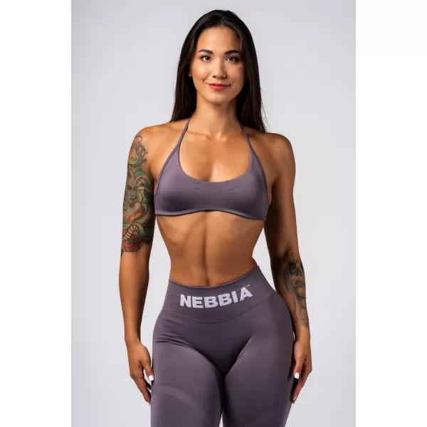  Bezšvová vyťahovacia športová podprsenka FLOW SEAMLESS 495 DARK GREY Nebbia 