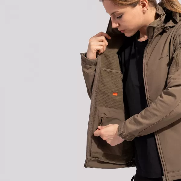  Dámska bunda PENTAGON ARTAXES WOMENS JACKET K08011 HNEDÁ ŠEDÁ 