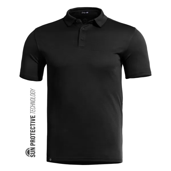  Pánske tričko s golierom PENTAGON VANQUISH POLO SHIRT K09048 ČIERNA 