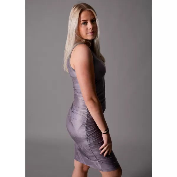  Dámske prémiové šaty ALTISPORT VOJ/ALW096SAT03 SIVÁ 