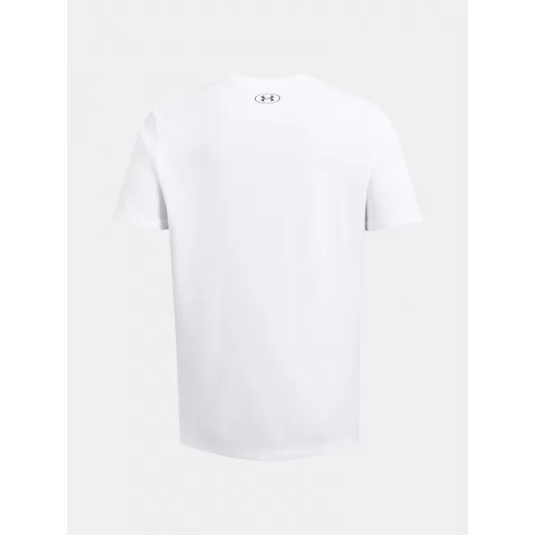  Pánske tričko UNDER ARMOUR UA M BOXED SPORTS UPDATED SS 1386793-100 BIELA 