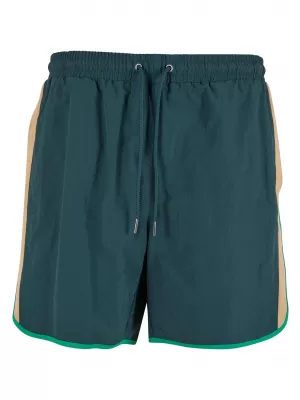 Pánske plavecké šortky URBAN CLASSICS TB7348 FĽAŠKOVO ZELENÉ