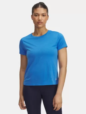 Dámske tričko UNDER ARMOUR UA LAUNCH SHORTSLEEVE 1382434-402 MODRÁ