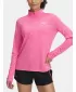 Dámske tričko UNDER ARMOUR TECH 1/2 ZIP- TWIST 1384225-672 RUŽOVÁ