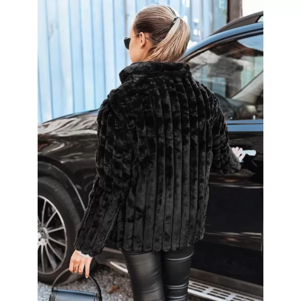  Dámska bunda DSTREET TY5276 ČIERNA 