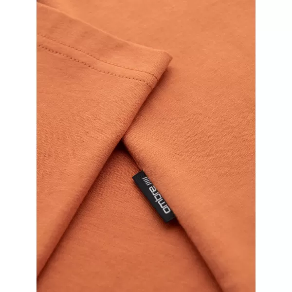  Pánske tričko OMBRE OM-TSPT-0227 ORANŽOVÁ 
