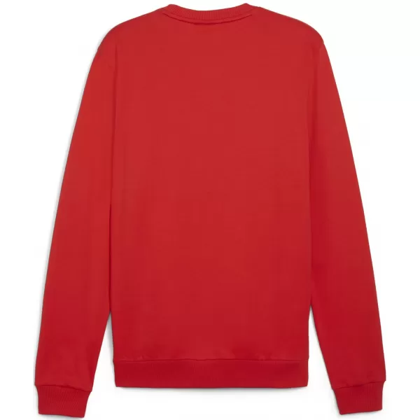  Pánska mikina PUMA TEAMGOAL CASUALS CREW NECK S 658592_01 PUMA RED/PUMA WHITE 