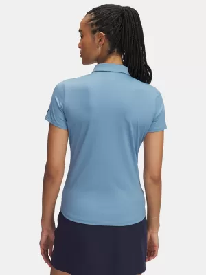 Dámske tričko UNDER ARMOUR UA PLAYOFF SS POLO 1383612-418 MODRÁ