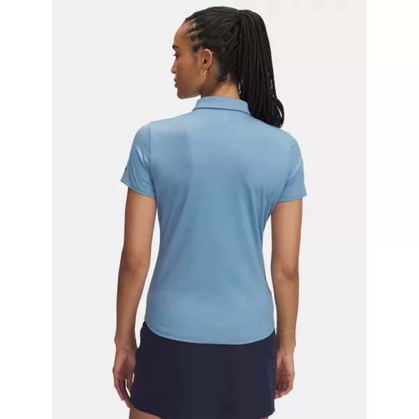  Dámske tričko UNDER ARMOUR UA PLAYOFF SS POLO 1383612-418 MODRÁ 