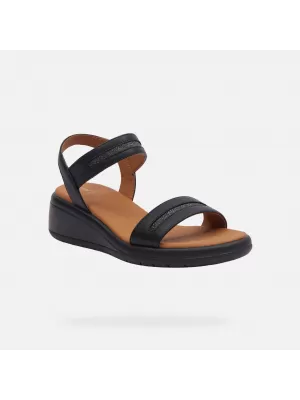 Dámske sandále GEOX MELICONIA G000969 ČIERNA
