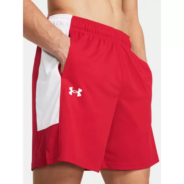  Pánske šortky UNDER ARMOUR UA BASELINE SHORT 1383389-600 ČERVENÁ 