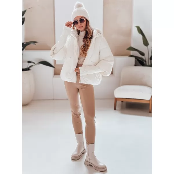  Dámska bunda DSTREET TY5036 BIELA 