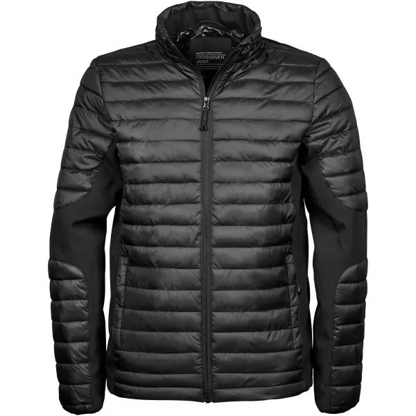  Pánska bunda TEE JAYS | TJ 9626 BLACK/BLACK 