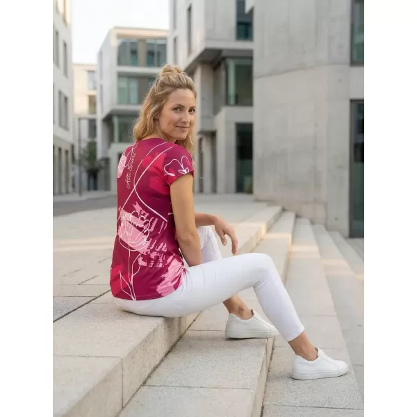  Dámska voľnočasová košeľa premium ALTISPORT VOJ/ALW120TR06 FUCHSIOVÁ 