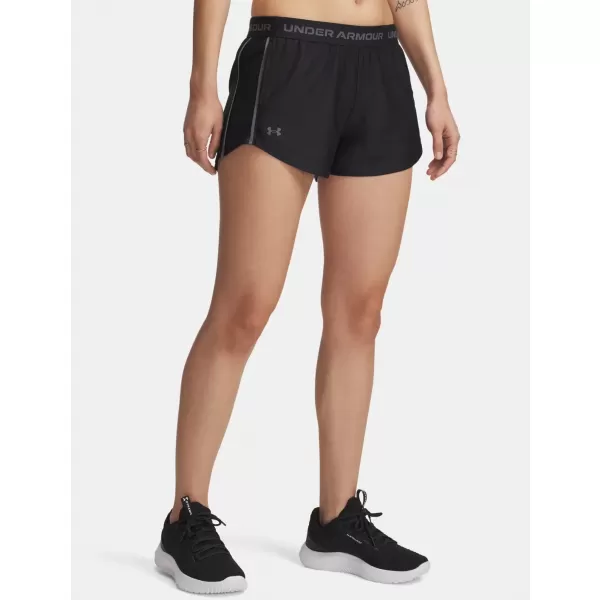  Dámske šortky UNDER ARMOUR TECH PLAY UP SHORTS 1389882-001 ČIERNA 