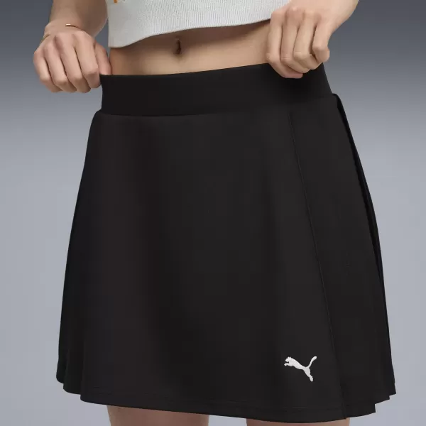  Dámska sukňa PUMA WARDROBE ESS PLEATED SKIRT 63204601 PUMA ČIERNA 