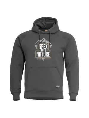 Mikina PENTAGON PHAETON HOOD SWEATER APEX OF NATURE K09021 ŠKVÁROVÁ ŠEDÁ