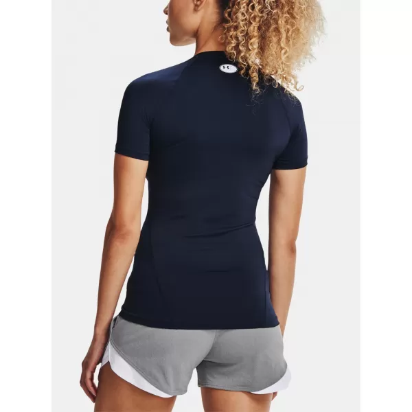  Dámske tričko UNDER ARMOUR UA HG AUTHENTICS COMP SS 1365460-410 MODRÁ 