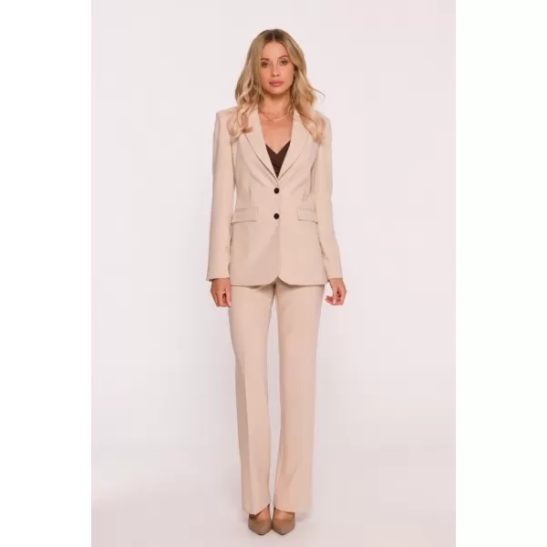  Dámska bunda STYLOVE S417 BÉŽOVÁ 