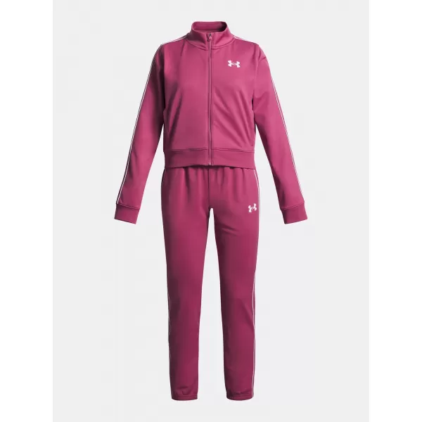  Dievčenská súprava UNDER ARMOUR UA ICON KNIT CROP TRACKSUIT 1386528-659 ČERVENÁ 