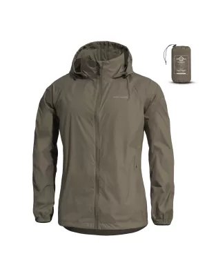 Dámska bunda PENTAGON CLOUDBURST PACKABLE WOMENS RAIN JACKET K07020 HNEDÁ ŠEDÁ