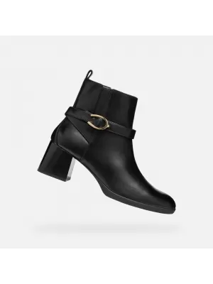 Dámske členkové čižmy GEOX WALK PLEASURE 55 G004564 ČIERNA