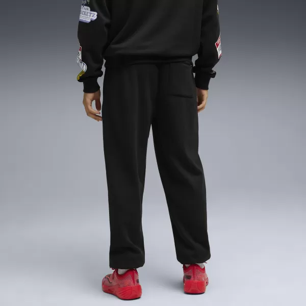  Pánske tepláky PUMA HOOPERHOTLINE SWEATPANT 63283402 PUMA ČIERNA 