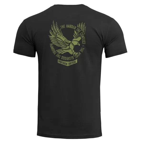  tričko PENTAGON AGERON EAGLE K09012 ČIERNA 