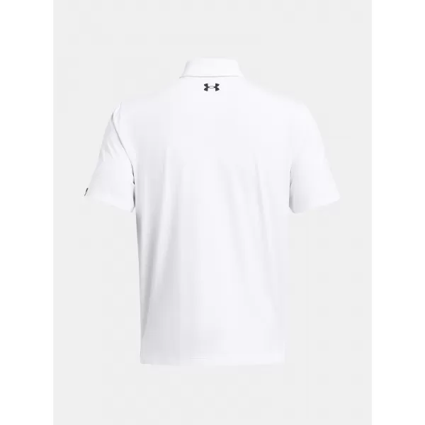  Pánske tričko UNDER ARMOUR UA T2G POLO LB 1383255-100 BIELA 