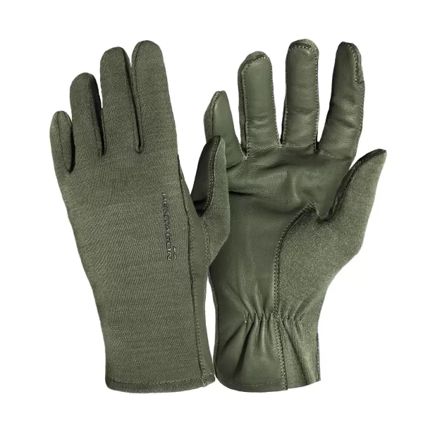  Rukavica PENTAGON PILOT NOMEX GLOVES P20001 OLIVOVO ZELENÁ 