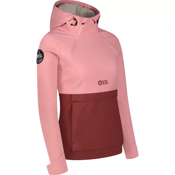  Dámska softshell Anorac NORDBLANC NBWSL8275 SVETLO RUŽOVÝ 