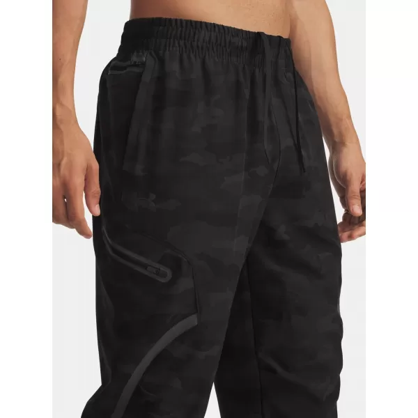  Pánske športové nohavice UNDER ARMOUR UA UNSTOPPABLE CARGO PANT 1390256-003 ČIERNA 