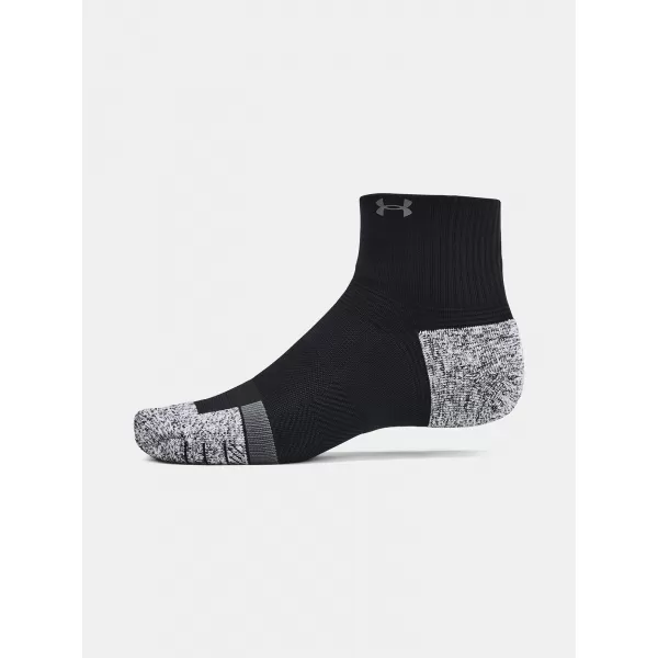 Ponožky UNDER ARMOUR UNISEX UA AD PRO QTR (3 PÁRY) 1387047-001 ČIERNA 