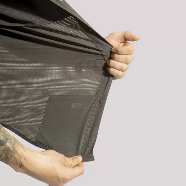  Pánska košeľa PENTAGON RIPPLE SUNPROOF SHIRT K02028 ČIERNA 