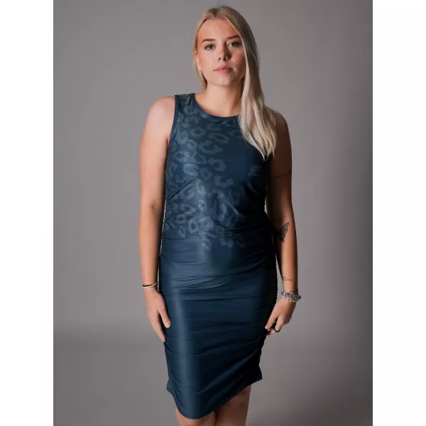  Dámske prémiové šaty ALTISPORT VOJ/ALW047SAT03 MODRÁ 