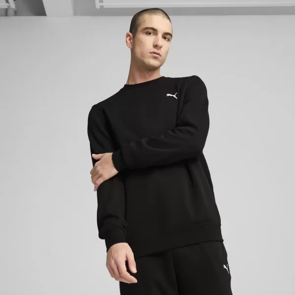  Pánska mikina PUMA ESS CREW FL 68256601 PUMA BLACK 