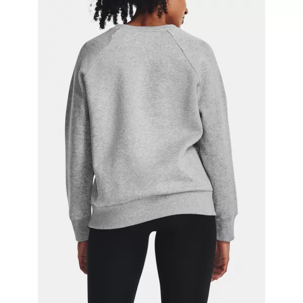  Dámska mikina UNDER ARMOUR UA RIVAL FLEECE CREW 1379508-012 SIVÁ 
