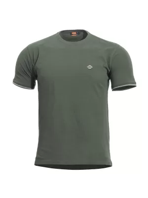 tričko PENTAGON LEVANTES CREWNECK STRIPES K09026 CAMO ZELENÁ