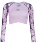 Dámsky funkčný prémiový crop top ALTISPORT VOJ/ALW114TR04 RUŽOVÁ