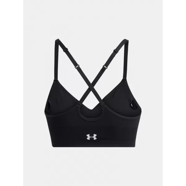  Dámska podprsenka UNDER ARMOUR VANISH SEAMLESS LOW BRA 1384417-001 ČIERNA 