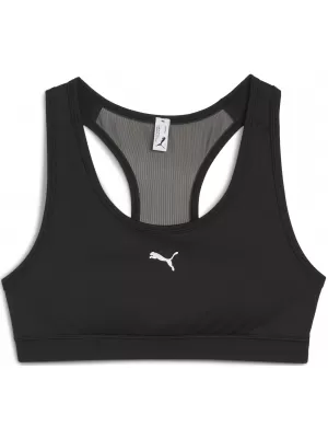 Dámska podprsenka PUMA 4KEEPS BRA - PADDED - SMALL CAT 52814901 PUMA ČIERNA/MALÁ MAČKA