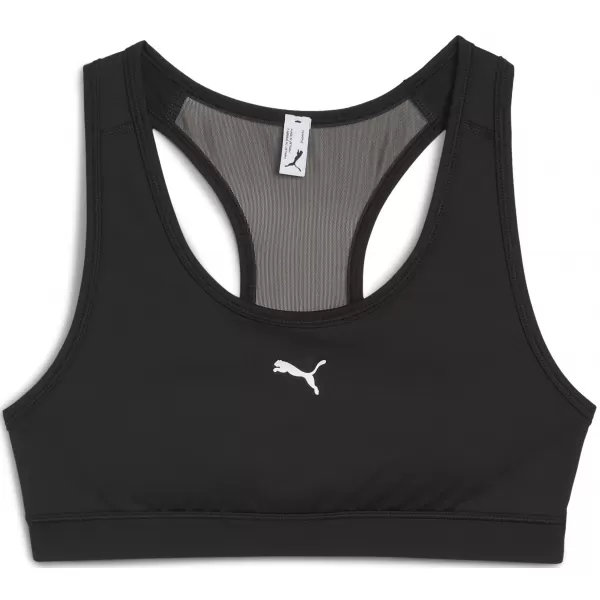  Dámska podprsenka PUMA 4KEEPS BRA - PADDED - SMALL CAT 52814901 PUMA ČIERNA/MALÁ MAČKA 
