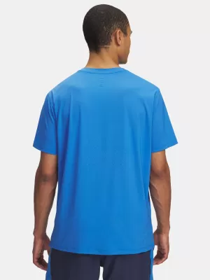 Pánske tričko UNDER ARMOUR UA LAUNCH ELITE SHORTSLEEVE 1389802-402 MODRÁ