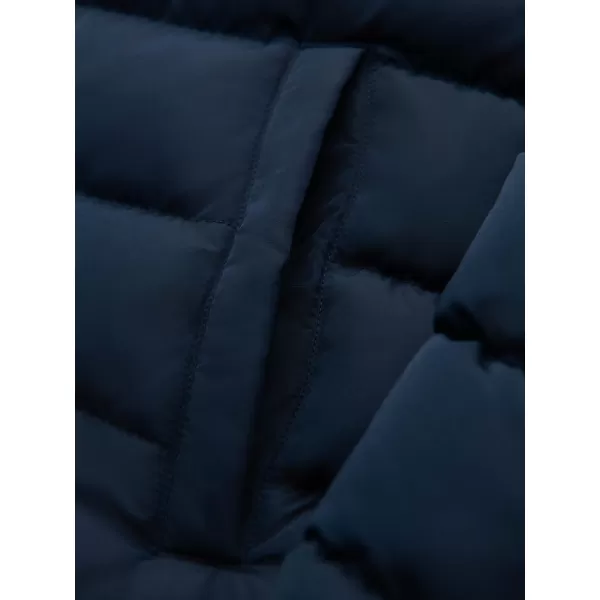  Pánska bunda OMBRE OM-JALP-0260 NÁMORNÍCKA MODRÁ 