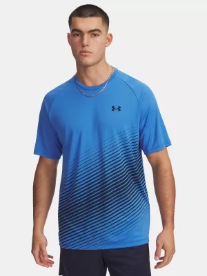 Pánske tričko UNDER ARMOUR UA TECH FADE SS 6005916-402 MODRÁ