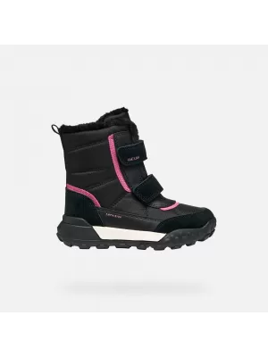 Dievčenské členkové čižmy GEOX TREKKYUP AB J46M7E08V22C0922 ČIERNA
