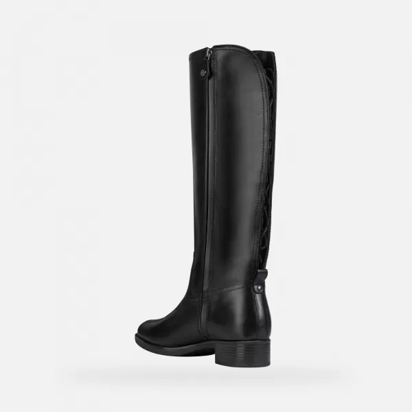  Dámske čižmy GEOX FELICITY G004074 ČIERNA 