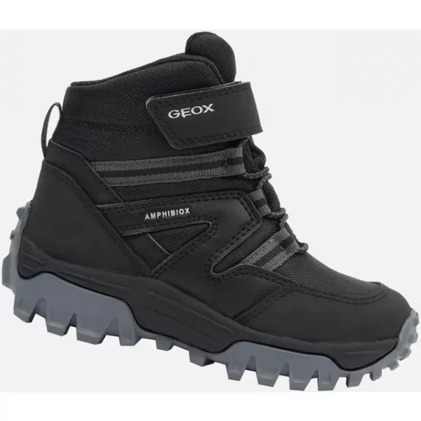  Chlapčenské topánky GEOX HIMALAYA ABX ČIERNA 